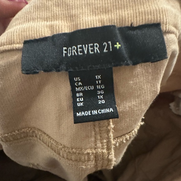 Plus Size Forever 21 Skirt Beige - Picture 4 of 5